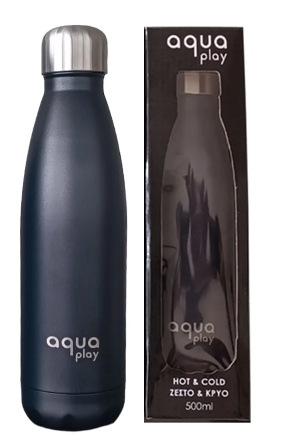 Φωτογραφία προϊόντος: Μπουκάλι Θερμός 500 ml AquaPlay Μαύρο
