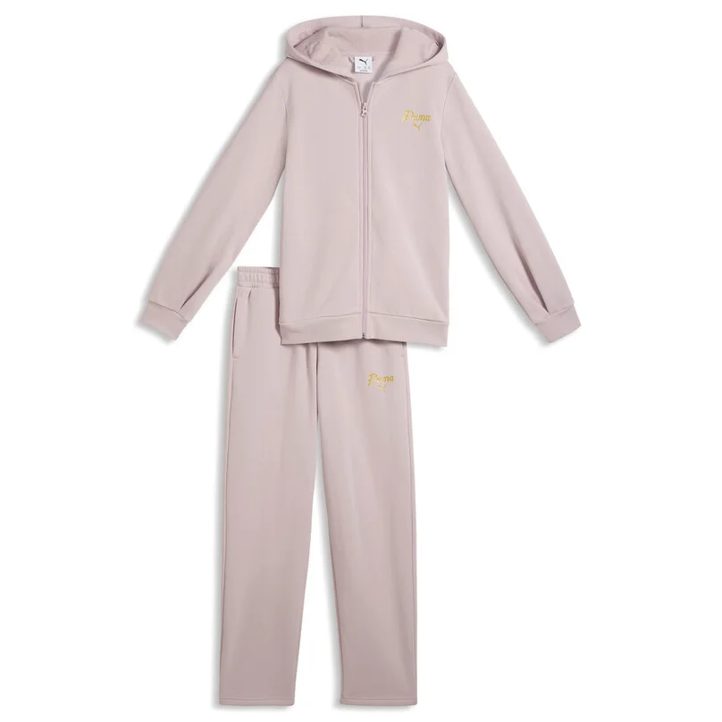 Φωτογραφία προϊόντος: PUMA JR ESS SCRIPT Glitter Full-Zip Sweat Suit FL G (695209-49) ΣΕΤ ΦΟΡΜΑ ΠΑΙΔΙΚΗ