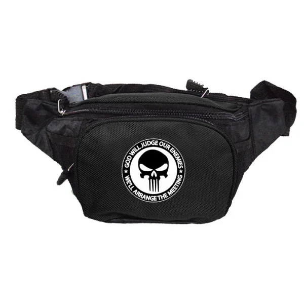 Φωτογραφία προϊόντος: Τσαντάκι μέσης unisex Punisher, Takeposition σε Μαύρο, 960-5502-02