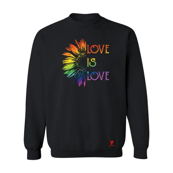 Φωτογραφία προϊόντος: Φούτερ Love is Love Μαύρο – Takeposition Pride Edition (Ενηλίκων)