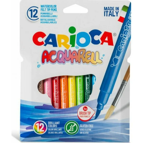 Φωτογραφία προϊόντος: Carioca Acquarell μαρκαδόροι 12 τμχ