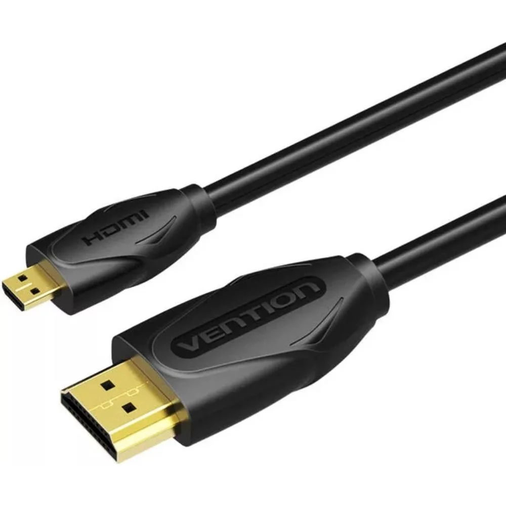Φωτογραφία προϊόντος: VENTION Micro HDMI to HDMI Cable 2M Black (VAA-D03-B200) (VENVAA-D03-B200)