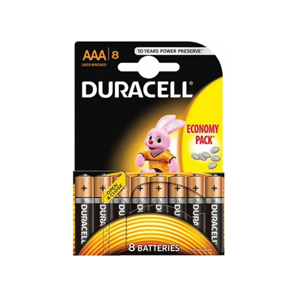 Φωτογραφία προϊόντος: Duracell Αλκαλικές Μπαταρίες AAA 1.5V 8τμχ (DBAAALR03) (DURDBAAALR03)