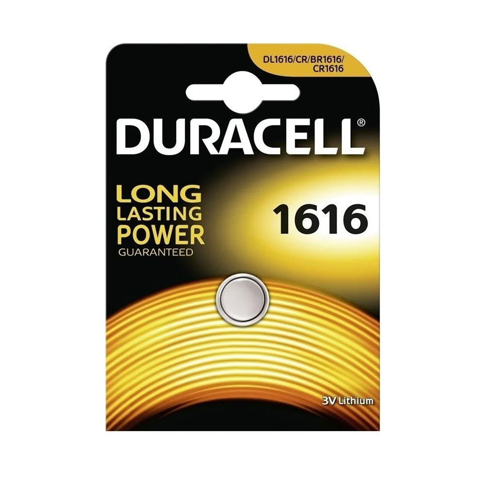 Φωτογραφία προϊόντος: Duracell 1616 Μπαταρία Λιθίου Ρολογιών CR1616 3V 1τμχ (DCR1616)(DURDCR1616)
