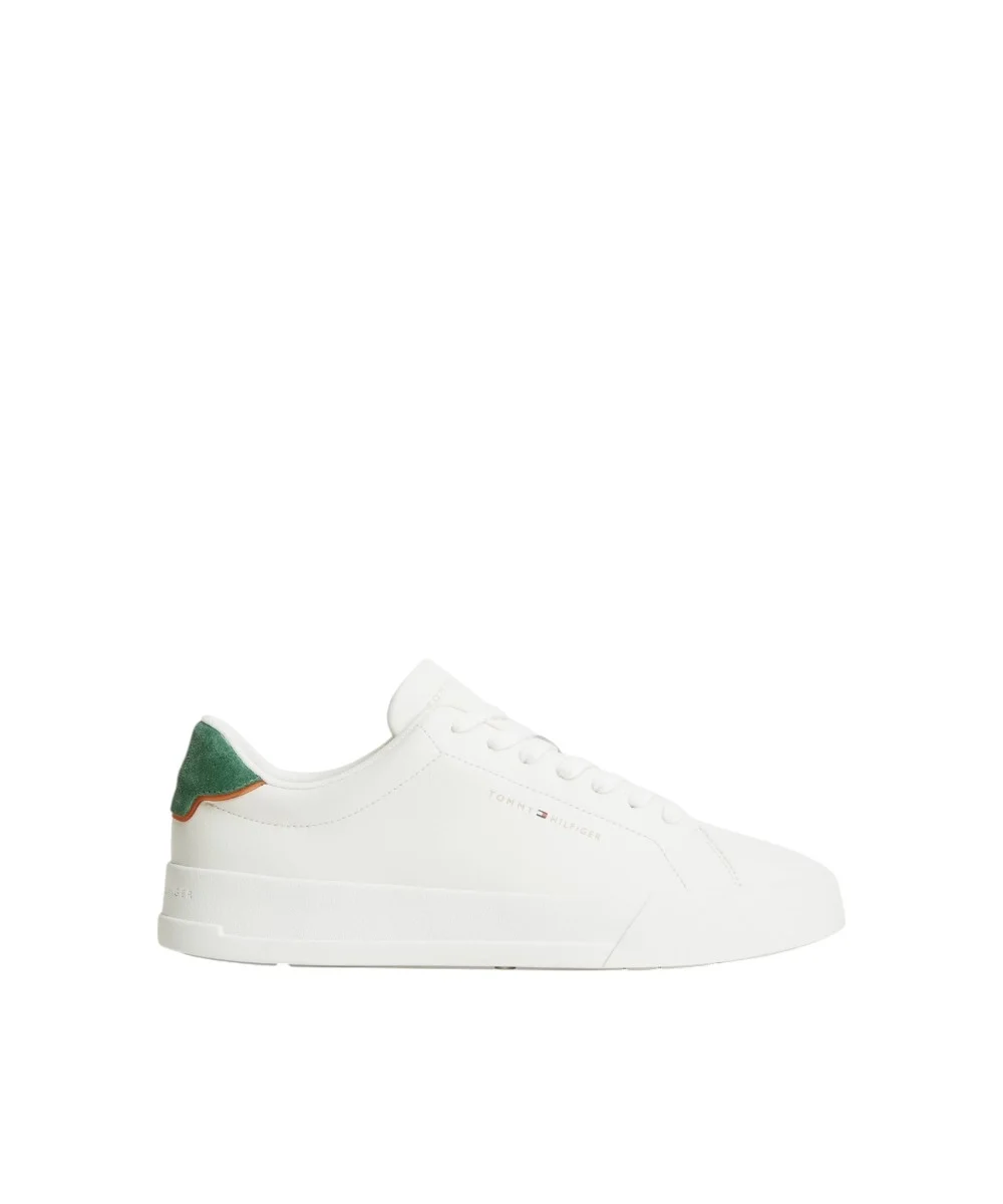 Φωτογραφία προϊόντος: Tommy Hilfiger - Ανδρικά Sneakers Th Court Lth Detail Ess FM0FM05367-0F5 Λευκό/Πράσινο