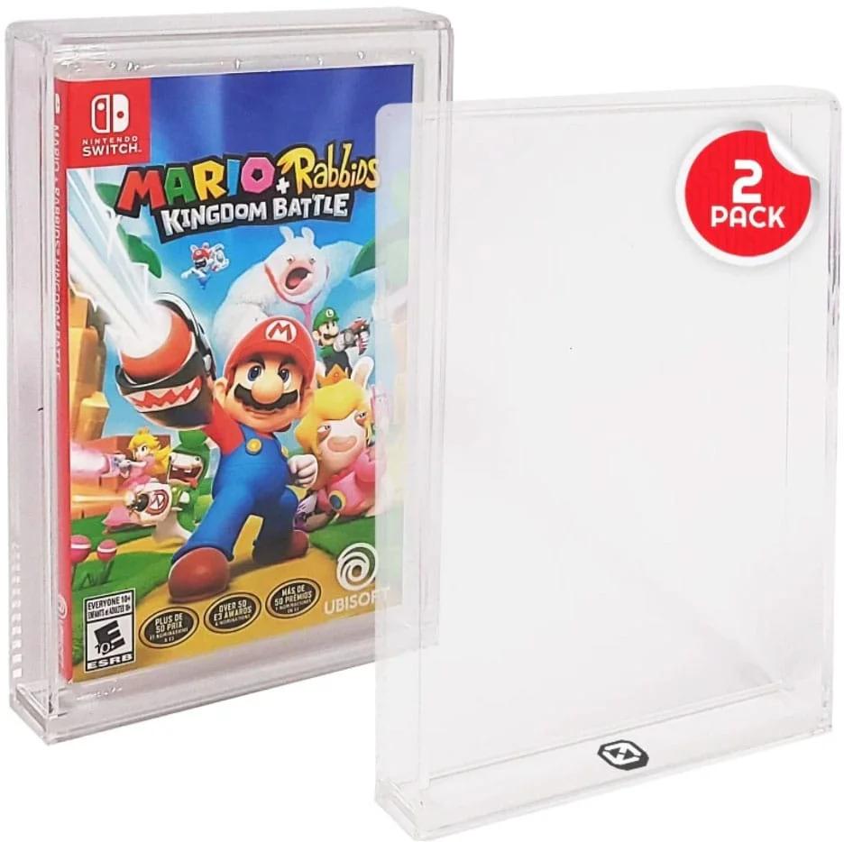 Φωτογραφία προϊόντος: Evoretro Acrylic Case 2-Pack for Nintendo Switch Games