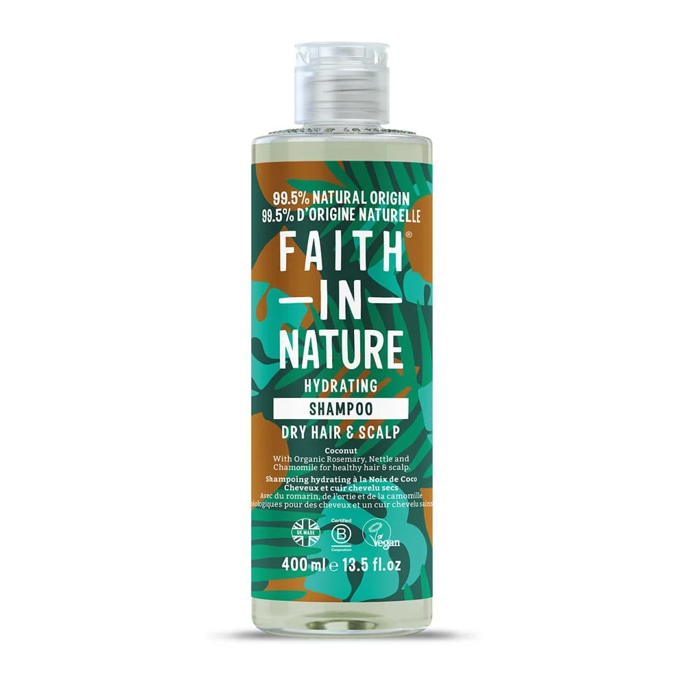 Φωτογραφία προϊόντος: Faith in Nature Coconut Σαμπουάν Όγκου για Κανονικά Μαλλιά 400ml - 0510706 Vegan Βιολογικό προϊόν Χωρίς Parabens Χωρίς Θειικά άλατα (SLS) Ηνωμένο Βασιλειο