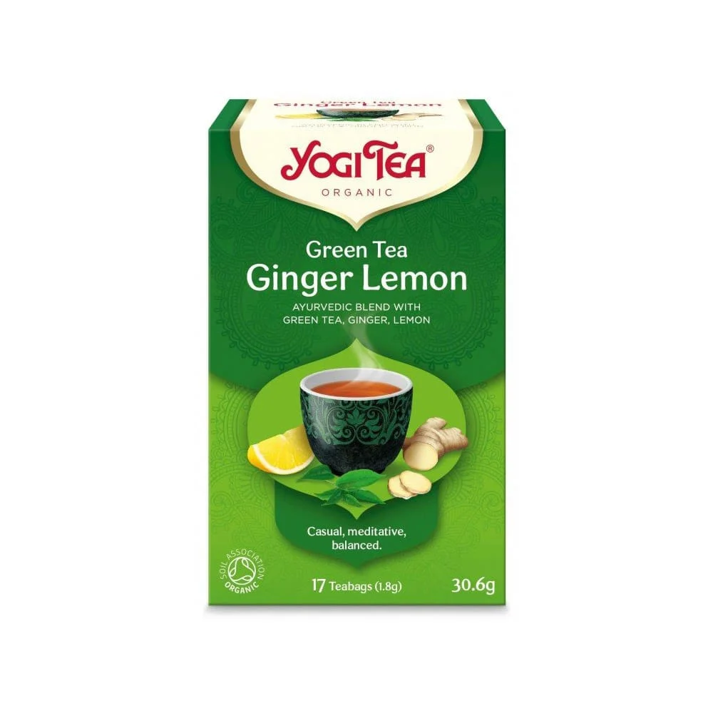 Φωτογραφία προϊόντος: Yogi Tea Green Tea Ginger Lemon Βιο 30,6g - ΓΙ1351 Γερμανία Βιολογικό προϊόν