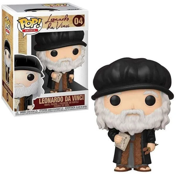 Φωτογραφία προϊόντος: Funko POP Artists Leonardo da Vinci - Leonardo da Vinci 04 Vinyl Figure