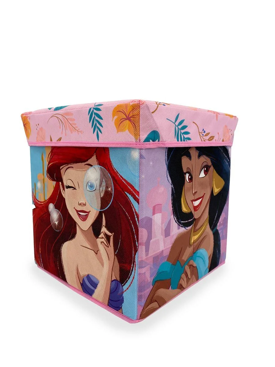 Φωτογραφία προϊόντος: DIMcol Κουτί-Σκαμπό Disney Home Princess 08 30X30X30 Coral 100% Polyester