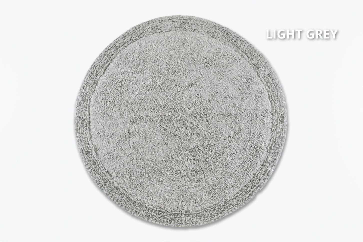Φωτογραφία προϊόντος: Down Town Πατάκι Frill Στρογγυλό Light Grey