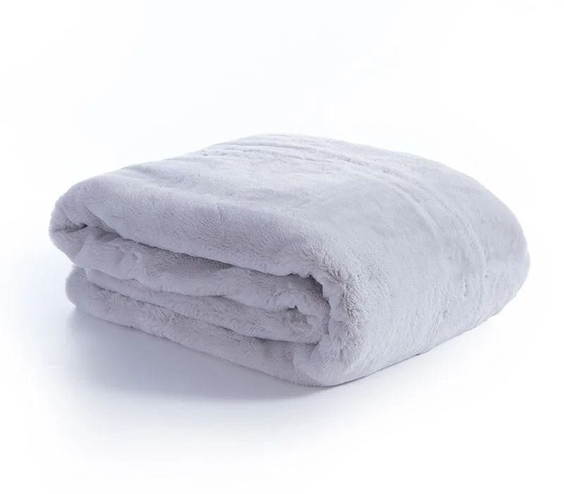 Φωτογραφία προϊόντος: Nef-Nef Homeware ΚΟΥΒΕΡΤΑ ΠΟΛ.RABBIT FUR WARMER 240X220 SILVER