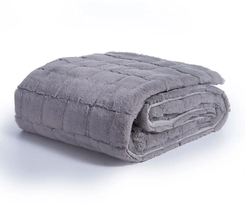 Φωτογραφία προϊόντος: Nef-Nef Homeware Nef Nef Διακοσμητικο Ριχταρι Rabbit Fur Barlow 140x190 Grey
