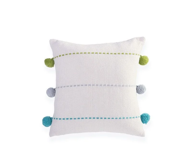 Φωτογραφία προϊόντος: Nef-Nef Homeware Nef Nef Παιδικο Διακοσμητικο Μαξιλαρι Life Line 35x35 Aqua/lime