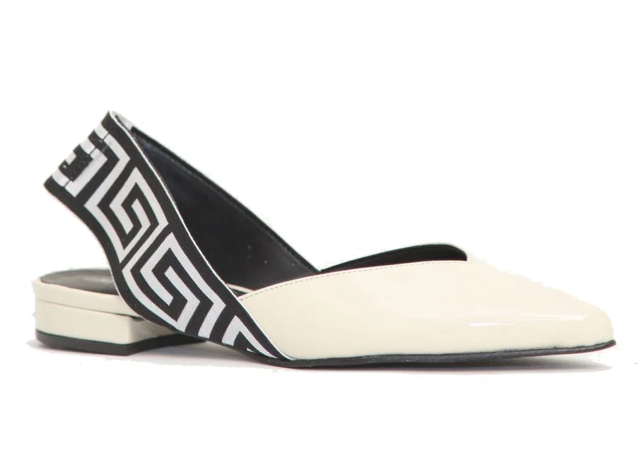 Φωτογραφία προϊόντος: Anteos Shoes Anteos 31402 Γυναικεία Eco Λουστρίνι Mules - Γοβάκια στο χρώμα του Πάγου