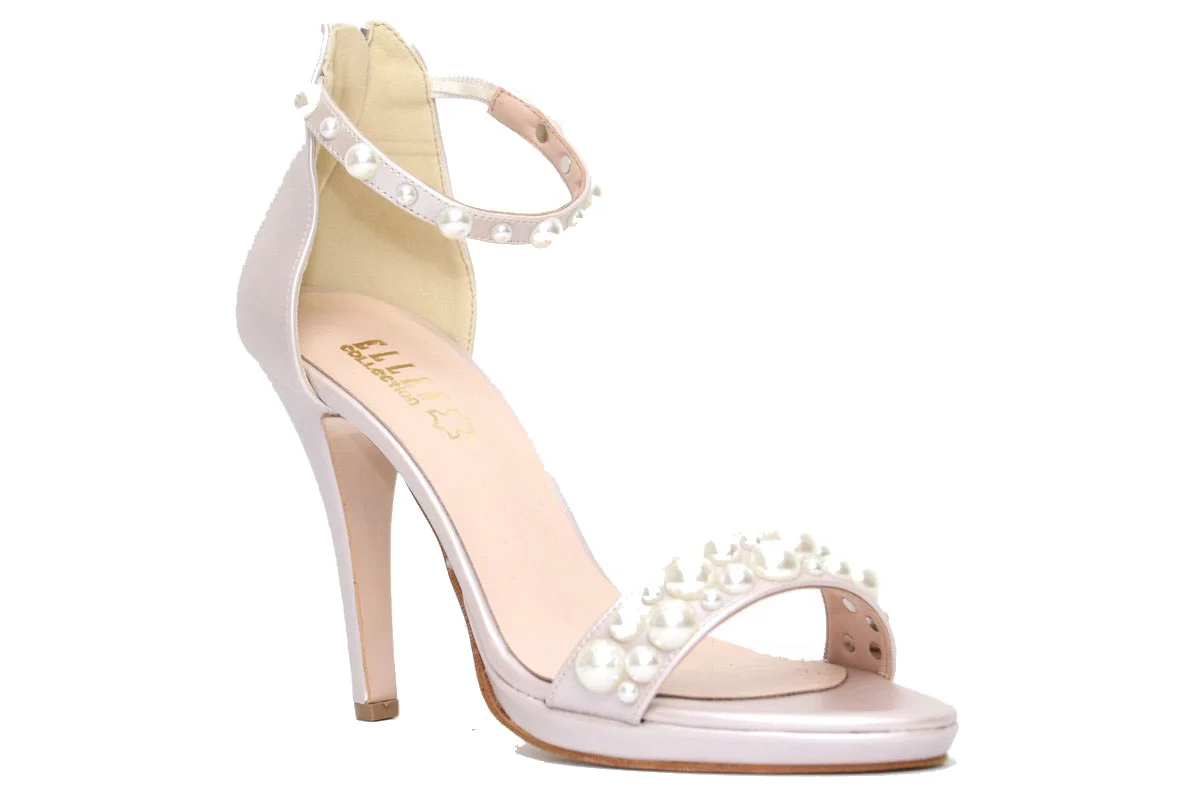 Φωτογραφία προϊόντος: Ellen Shoes Ellen Γυναικεία Πέδιλα 142768 Πέρλα Magna Με Διακοσμητικές Πέρλες