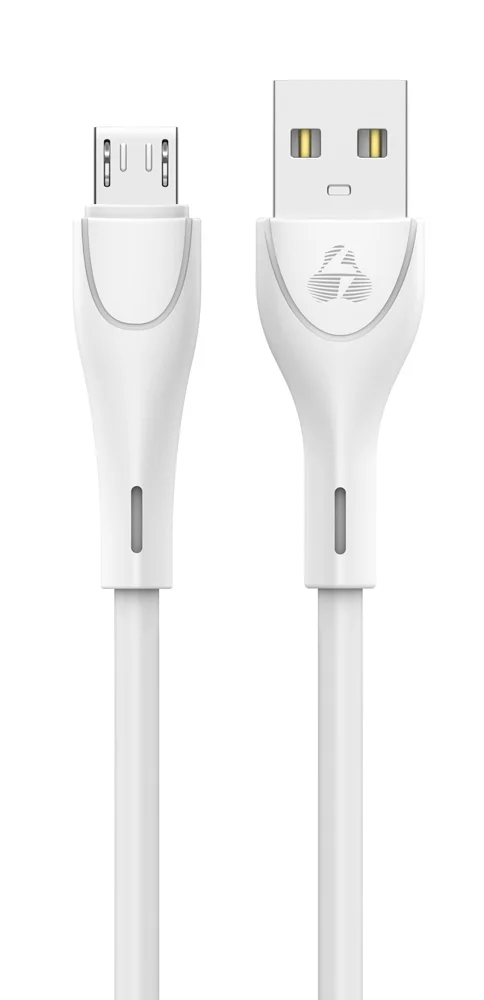 Φωτογραφία προϊόντος: POWERTECH καλώδιο USB σε Micro USB eco round PTR-0106, 15W 3A, 1m, λευκό