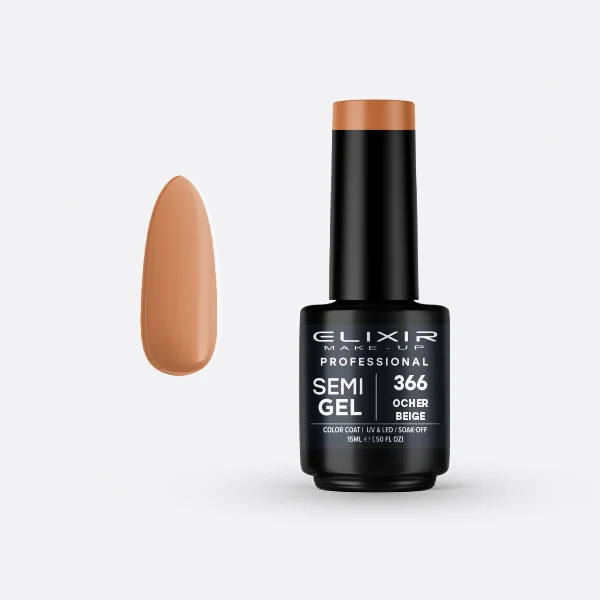 Φωτογραφία προϊόντος: Elixir Ημιμόνιμο βερνίκι 15ml 366 (Ocher Beige)