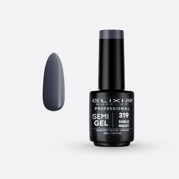 Φωτογραφία προϊόντος: Elixir Ημιμόνιμο βερνίκι 15ml 319 (Sable Night)