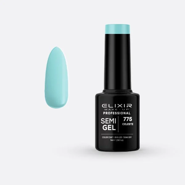 Φωτογραφία προϊόντος: Elixir Ημιμόνιμο βερνίκι 5ml 775 (Celeste)