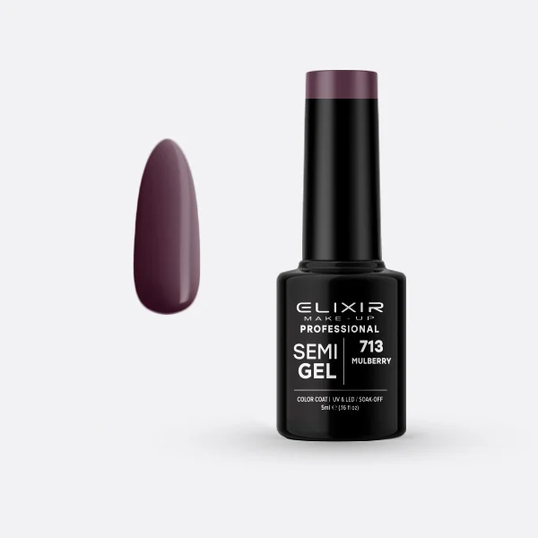 Φωτογραφία προϊόντος: Elixir Ημιμόνιμο βερνίκι 5ml 713 (Mulberry)