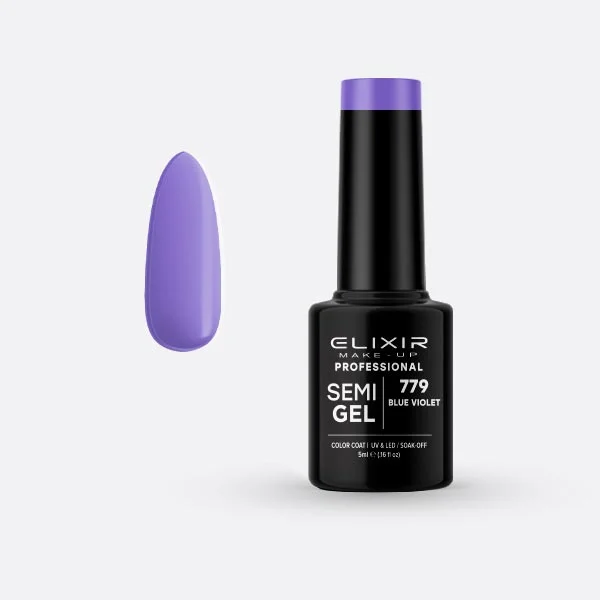 Φωτογραφία προϊόντος: Elixir Ημιμόνιμο βερνίκι 5ml 779 (Blue Violet)