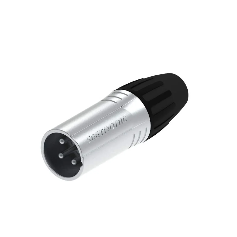 Φωτογραφία προϊόντος: Seetronic SCMM3BK - Βύσμα XLR 3-pin Αρσενικό με Μαύρο Τελείωμα