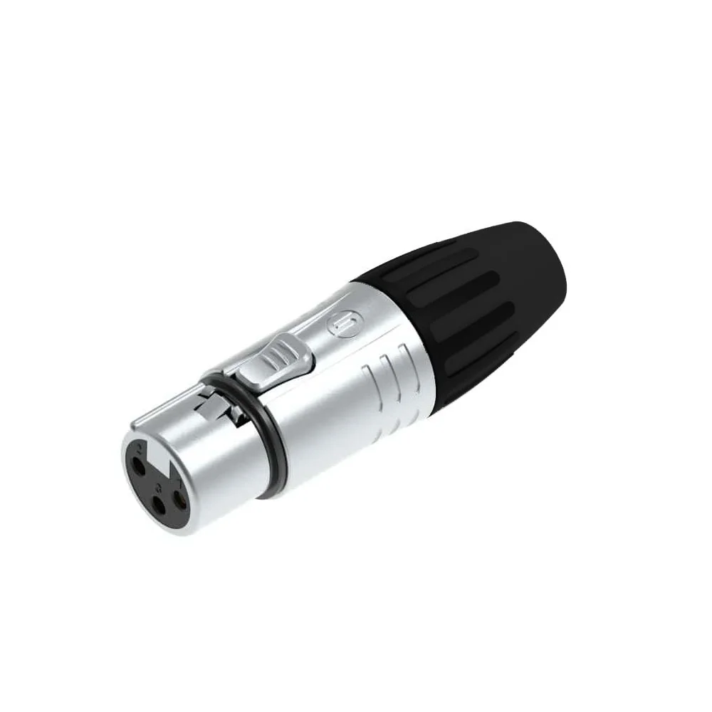 Φωτογραφία προϊόντος: Seetronic SCMF3BK - Βύσμα XLR 3-pin Θηλυκό με Μαύρο Τελείωμα