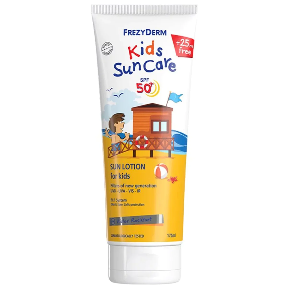 Φωτογραφία προϊόντος: Frezyderm,Frezyderm Sensitive Kids,Frezyderm Sun Screen Frezyderm Παιδικό Αντηλιακό SPF50+, 175ml