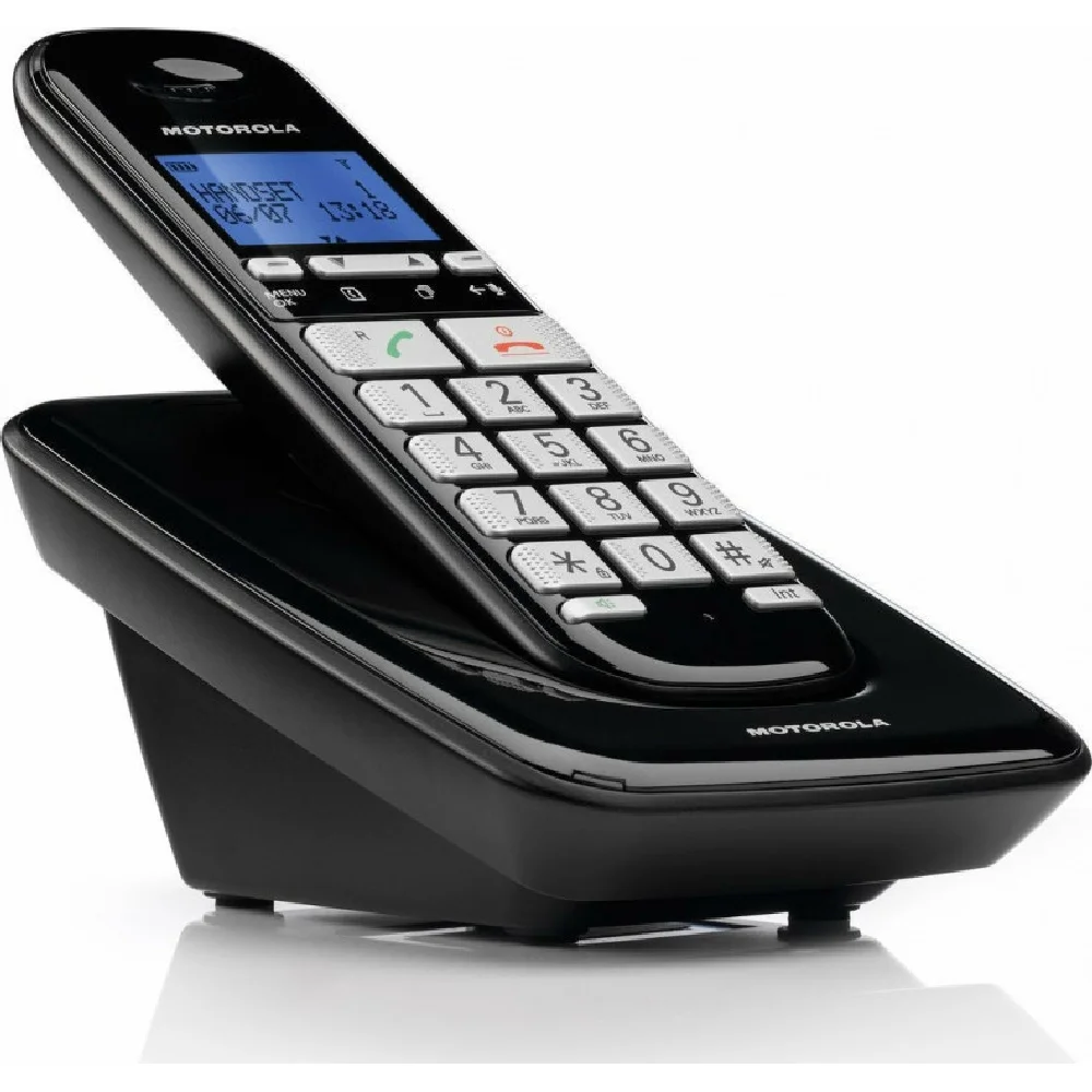 Φωτογραφία προϊόντος: ΤΗΛΕΦΩΝΟ ΑΣΥΡΜΑΤΟ MOTOROLA S3001 BLACK ΜΕ ΑΝΟΙΧΤΗ ΑΚΡΟΑΣΗ /ΜΕΓΑΛΑ ΠΛΗΚΤΡΑ &ΣΥΜΒΑΤΟ ΜΕ ΑΚΟΥΣΤΙΚΑ ΒΑΡΗΚΟ'Ι'ΑΣ