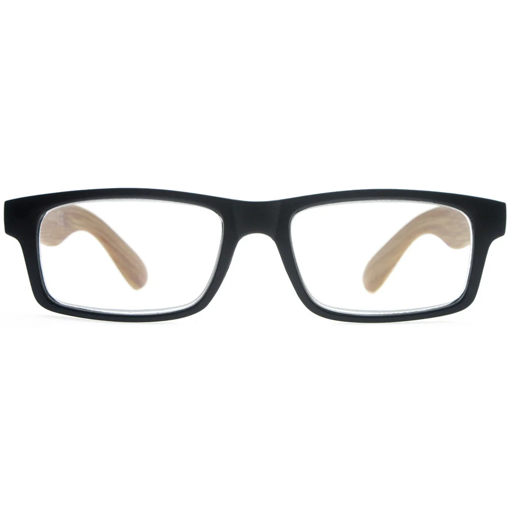 Φωτογραφία προϊόντος: Frog Optical Γυαλιά Πρεσβυωπίας F376 με Μαύρη Μετώπη και Ξύλινο Χρώμα στους Βραχίονες +1.00