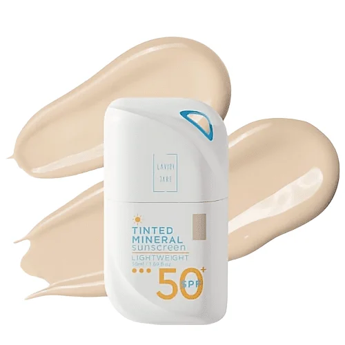 Φωτογραφία προϊόντος: Lavish Care Tinted Mineral Mineral Αντηλιακή Κρέμα Προσώπου SPF50 με Χρώμα No1 Light Shade 50ml