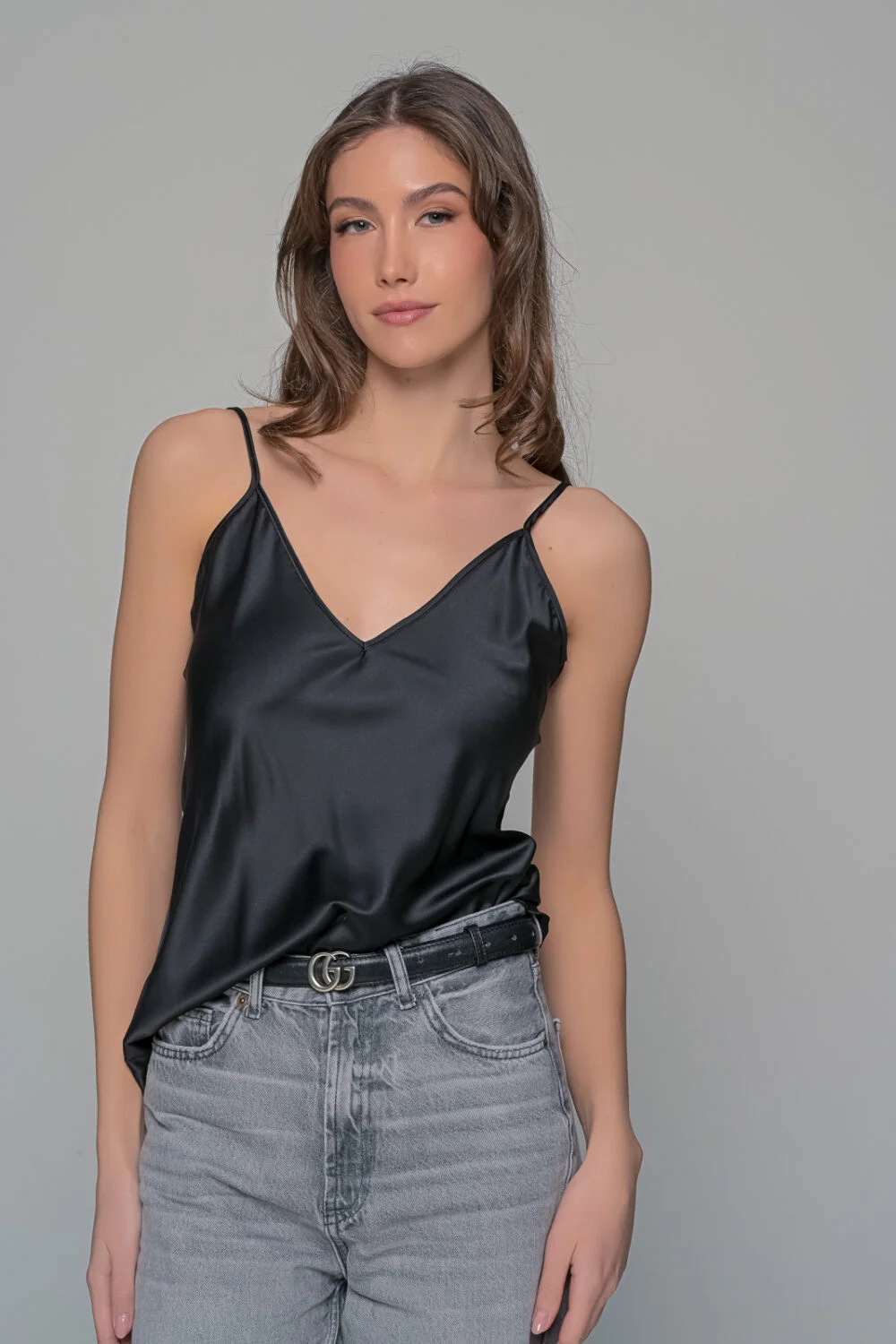 Φωτογραφία προϊόντος: Milena By Paris Σατέν Lingerie Top Μαύρο