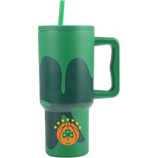Φωτογραφία προϊόντος: Estia Home Art ESTIA STRAW TUMBLER XL StA 900ml PANATHINAIKOS BC 01-35983