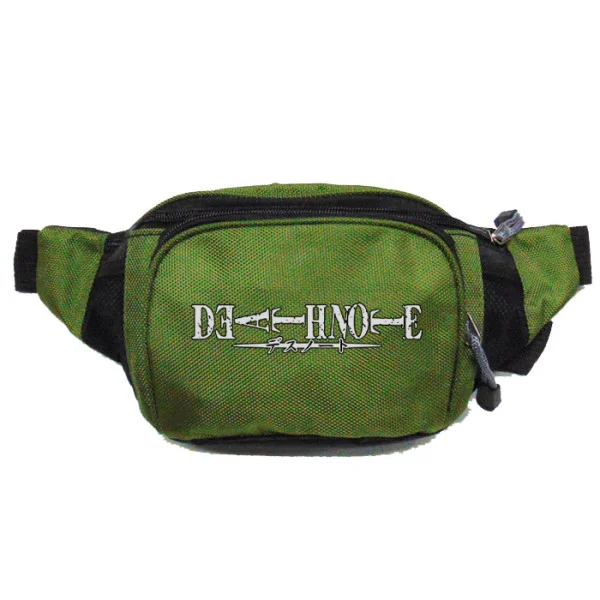 Φωτογραφία προϊόντος: Τσαντάκι μέσης unisex Anime Deathnote white logo,Takeposition Πράσινο, 960-1025-14