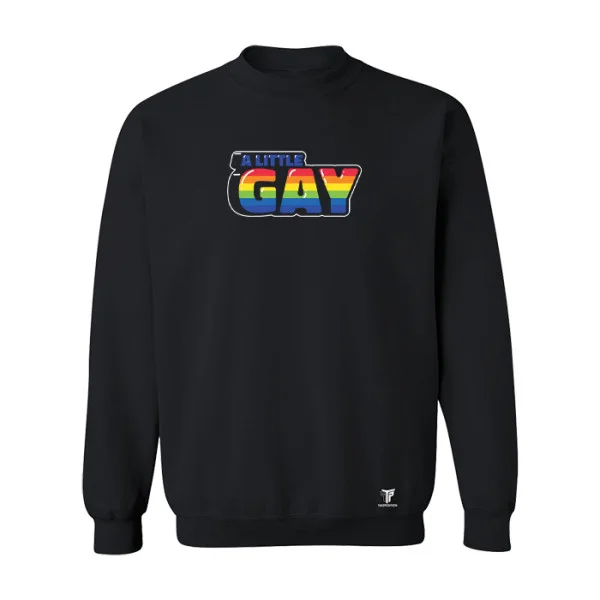 Φωτογραφία προϊόντος: Φούτερ A Little Gay Μαύρο – Takeposition Pride Edition (Ενηλίκων)