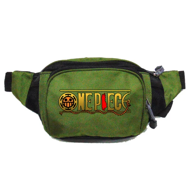 Φωτογραφία προϊόντος: Τσαντάκι μέσης unisex Anime One piece gold logo, Takeposition Πράσινο, 960-1001-14
