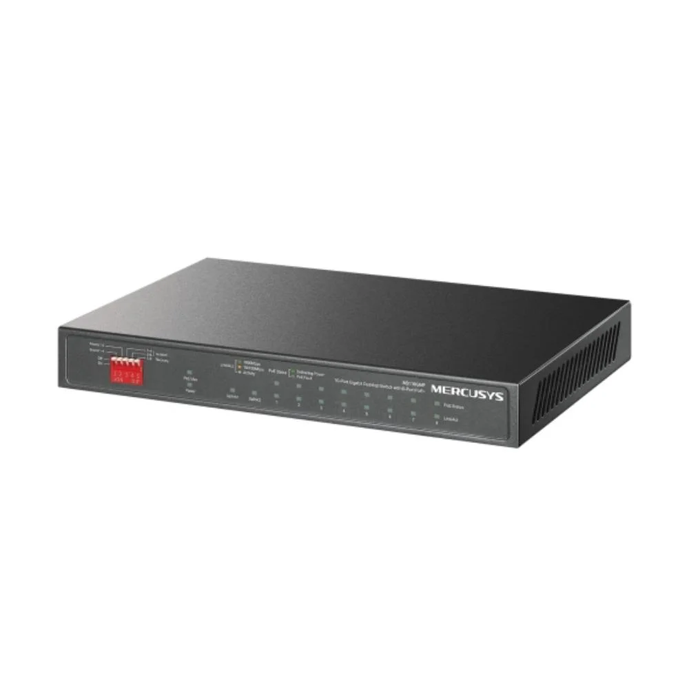 Φωτογραφία προϊόντος: Mercusys 10-Port Gigabit Desktop Switch with 8-Port PoE+ (MS110GMP) (MERMS110GMP)