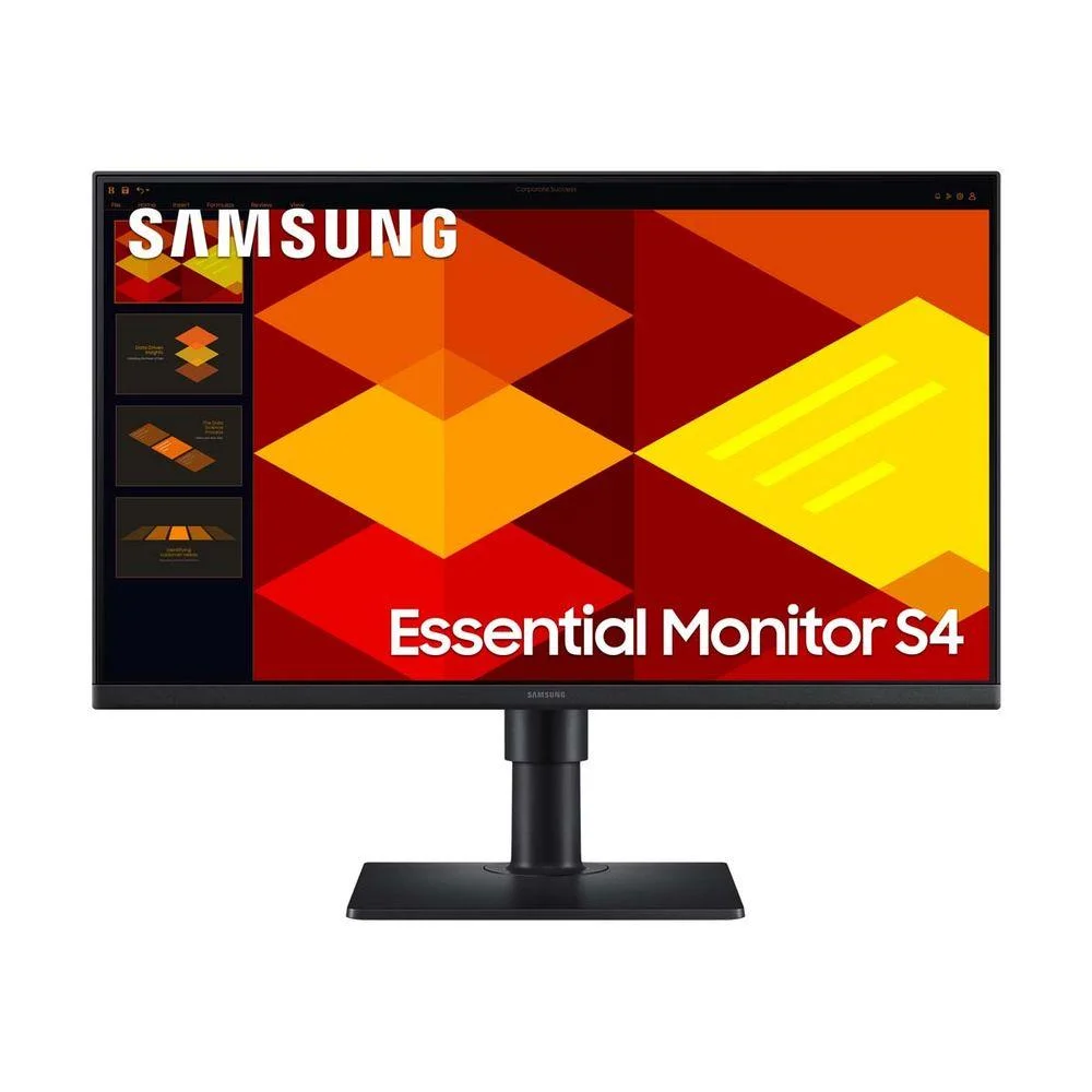 Φωτογραφία προϊόντος: SAMSUNG MONITORS SAMSUNG LS24D406GAUXEN Essential S4 Monitor 24'' (SAMLS24D406GAUXEN)