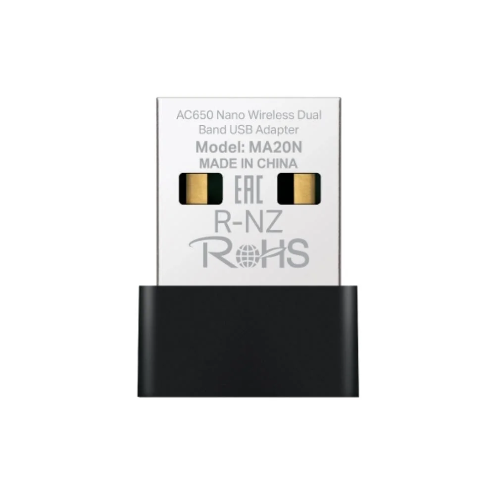 Φωτογραφία προϊόντος: Mercusys AC650 Nano Wi-Fi USB Adapter (MA20N) (MERMA20N)