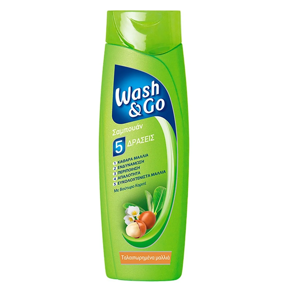 Φωτογραφία προϊόντος: Procter & Gamble Σαμπουάν Wash&Go Damaged 400ml 1+1 Δώρο