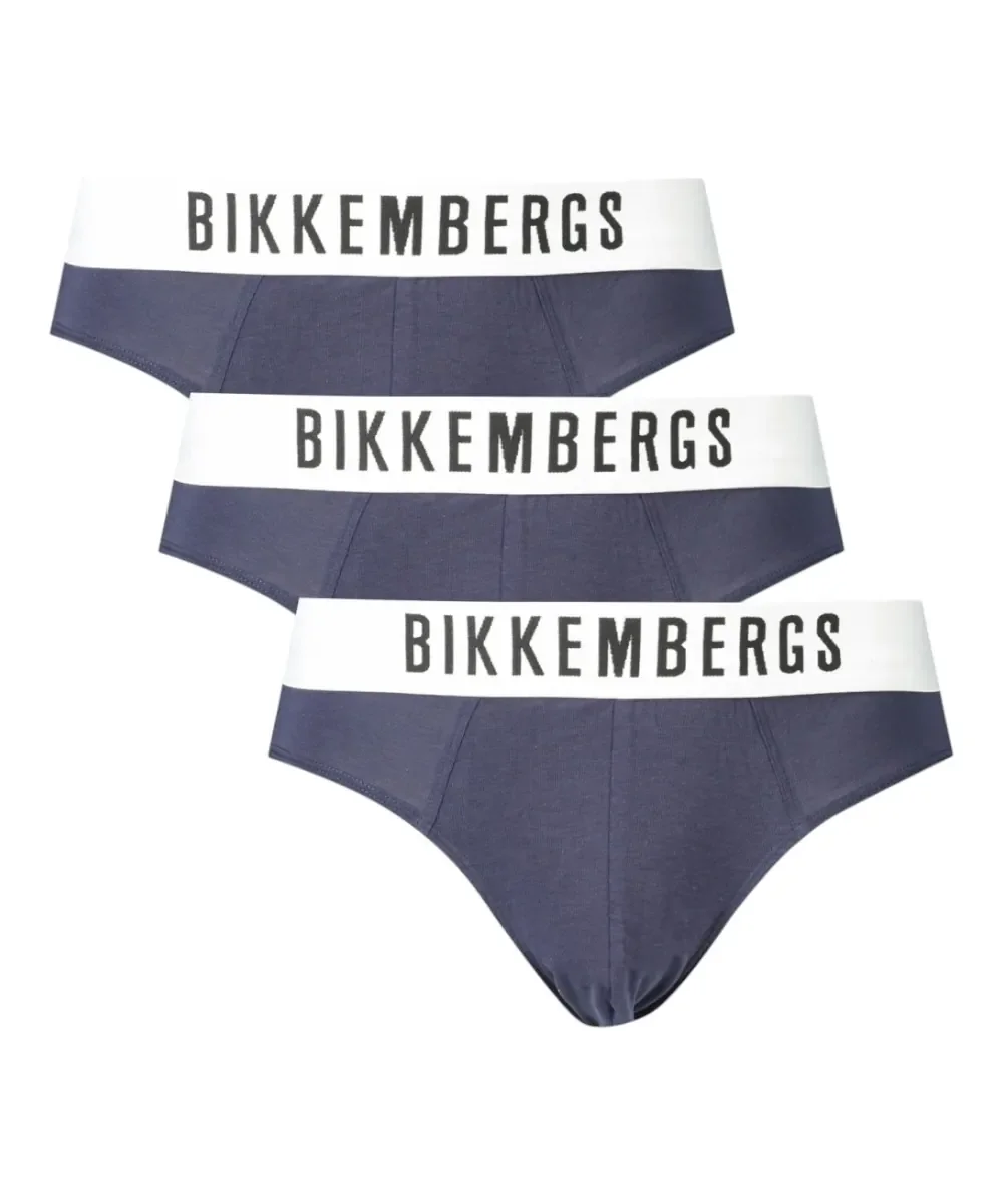 Φωτογραφία προϊόντος: Bikkembergs - Ανδρικά Σλιπ 3Pack BKK1USP10TR-NAVY Μπλε Σκούρο