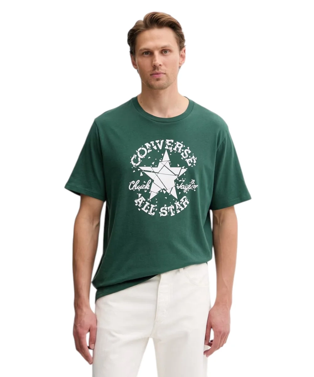 Φωτογραφία προϊόντος: Converse - Ανδρικό T‑shirt Broken Glass CVM6T087-344 Πράσινο