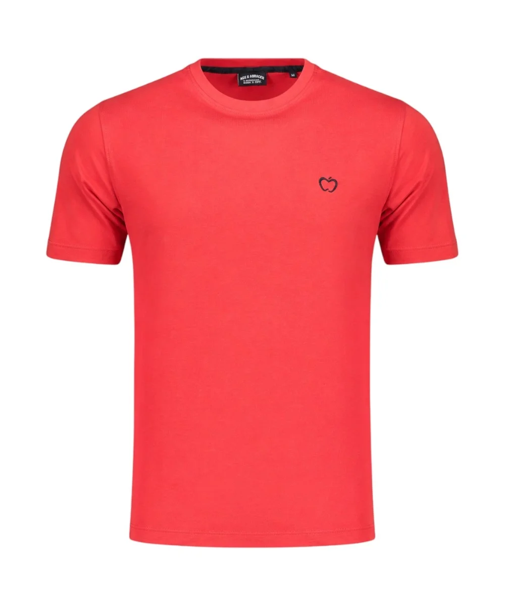 Φωτογραφία προϊόντος: Baci & Abbracci - Ανδρικό T-shirt Crew Neck with Logo BAM3381-CILIEG Κόκκινο