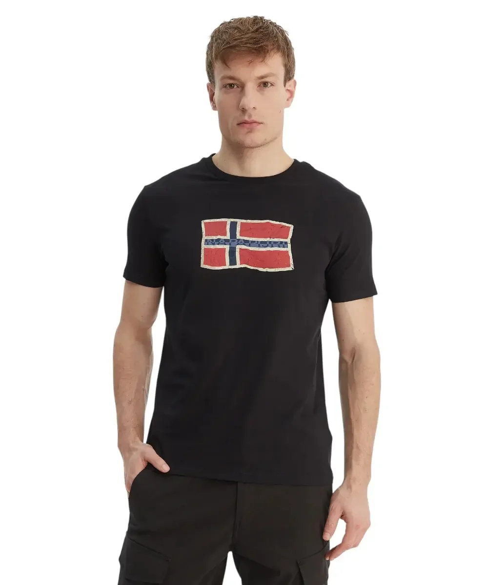 Φωτογραφία προϊόντος: Napapijri - Ανδρικό T-shirt S-Mahsa SS NP0A4FZB-941 Μαύρο
