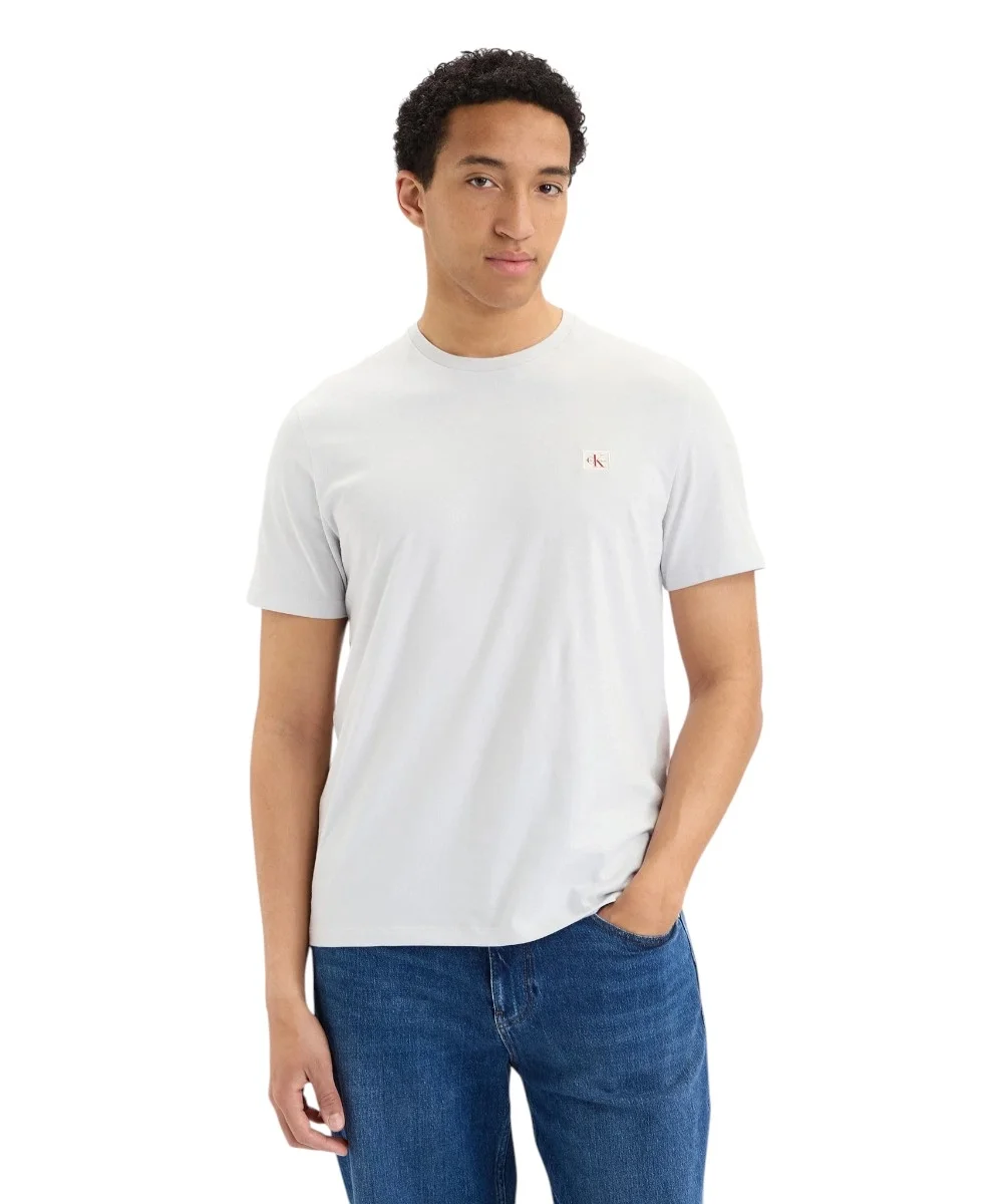 Φωτογραφία προϊόντος: Calvin Klein - Ανδρικό T-shirt Cotton Badge Regular Fit LV04RC272G-PSX Γκρι