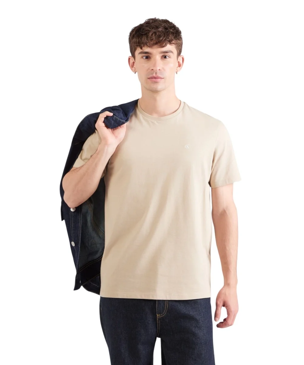 Φωτογραφία προϊόντος: Calvin Klein - Ανδρικό T-shirt SS Monogram Regular Fit LV14RD254G-PF0 Μπεζ