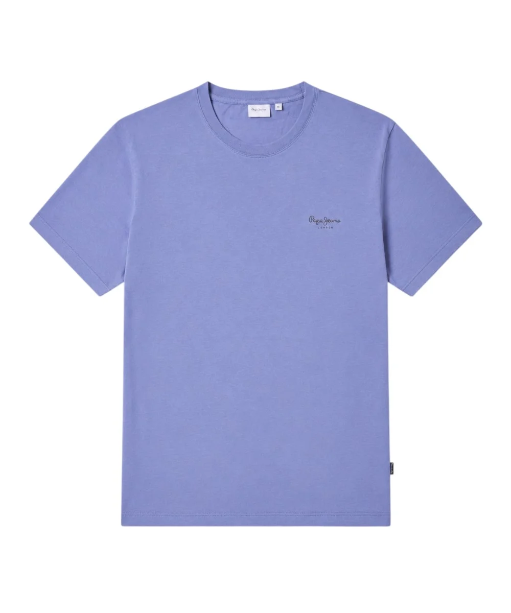 Φωτογραφία προϊόντος: Pepe Jeans - Ανδρικό T-shirt Jacko Regular Fit PM508664-576 Μπλε Ραφ