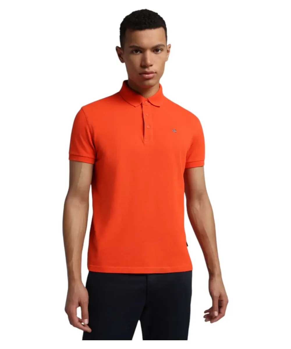 Φωτογραφία προϊόντος: Napapijri - Ανδρικό T-shirt Polo Ealis SS Regular Fit NP0A4H8B-A62 Πορτοκαλί