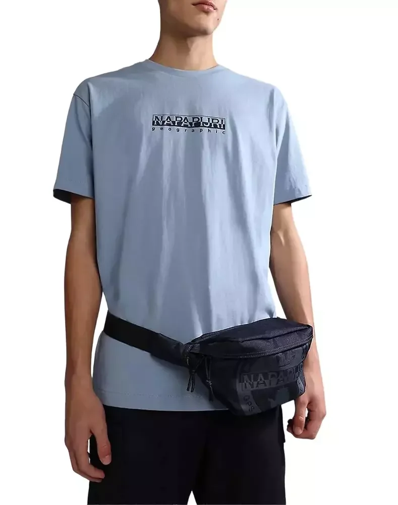 Φωτογραφία προϊόντος: Napapijri - Ανδρικό T-shirt S-Box με Λογότυπο NP0A4GDR-B2B Μπλε